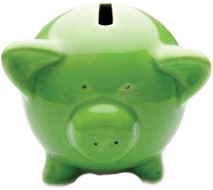 Green Piggy Bank